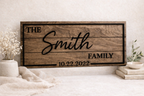 3D Family Name Sign