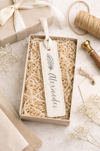 Personalized Leather Bookmark