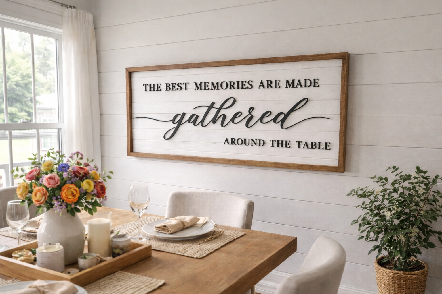 "Memories are Made" Farmhouse Sign