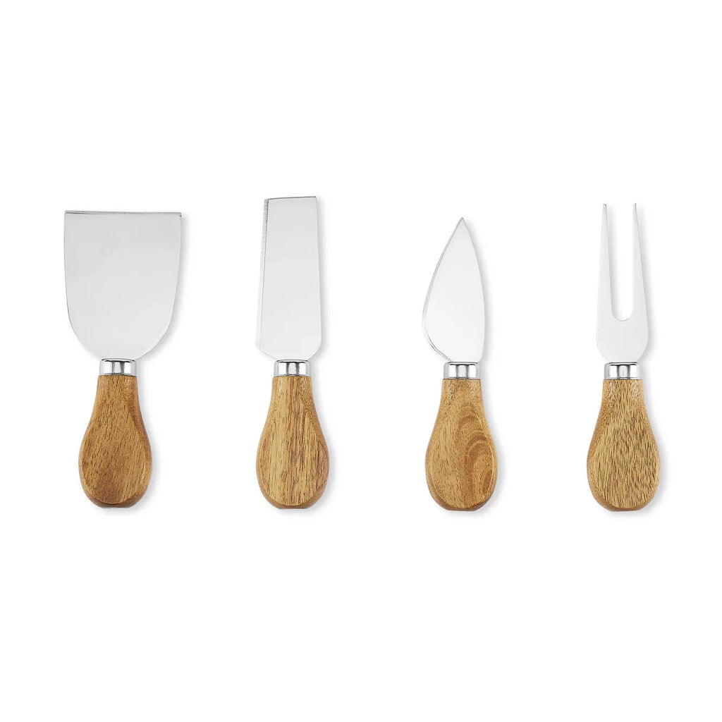 Marble & Acacia Cheese Board 5pc Set