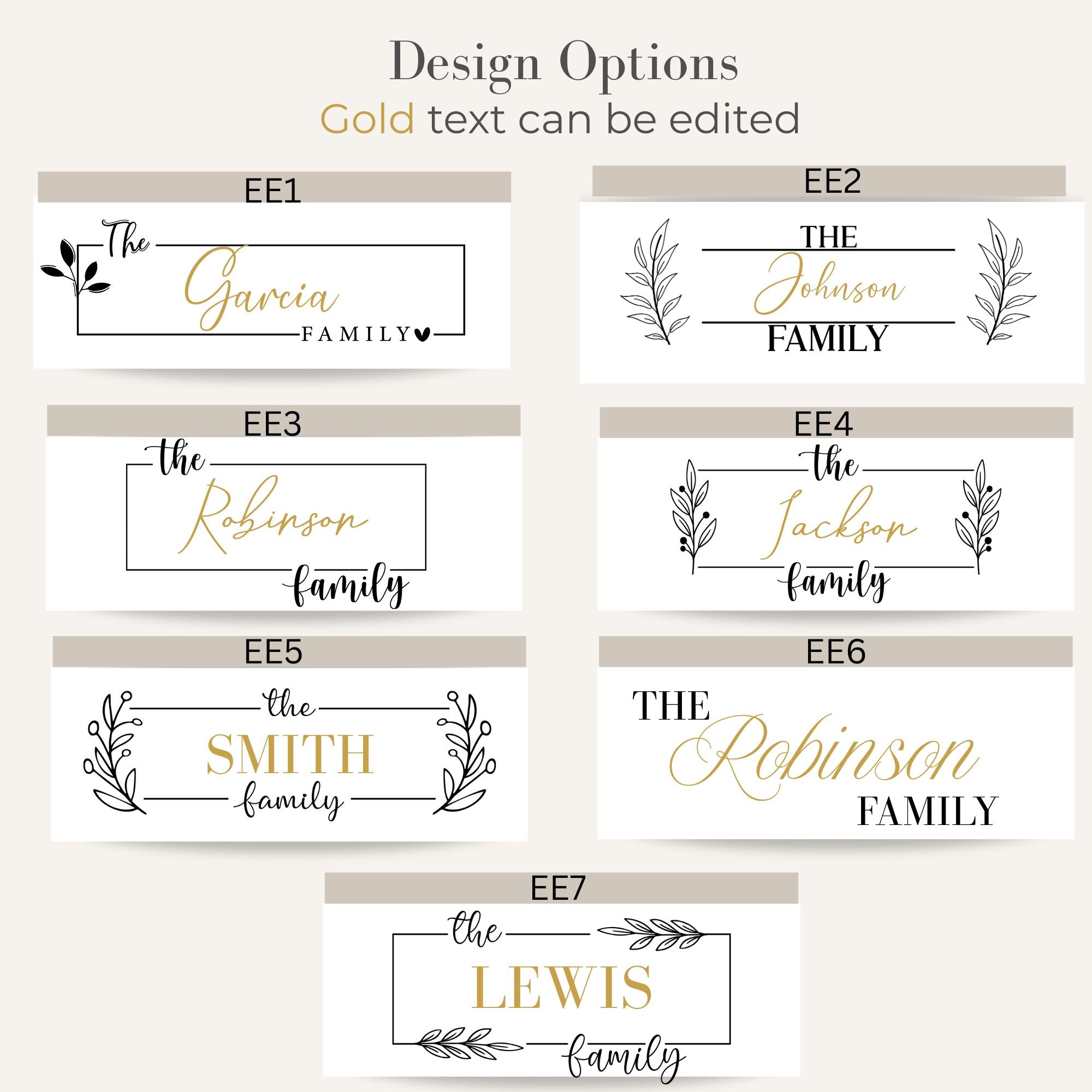 Family Name Marble & Acacia Charcuterie Board Gift Set (11-Piece)