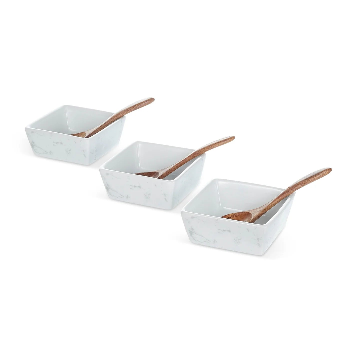 Family Name Marble & Acacia Charcuterie Board Gift Set (11-Piece)