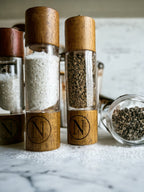 Salt and Pepper Grinder and Cheese Board Set