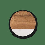 Personalized Coaster Set of 4, Marble and Acacia Wood, Wedding Gift, Housewarming, Home Decor, Entertaining