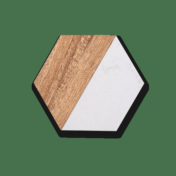 Personalized Coaster Set of 4, Marble and Acacia Wood, Wedding Gift, Housewarming, Home Decor, Entertaining