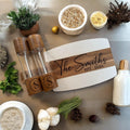 Salt and Pepper Grinder and Cheese Board Set